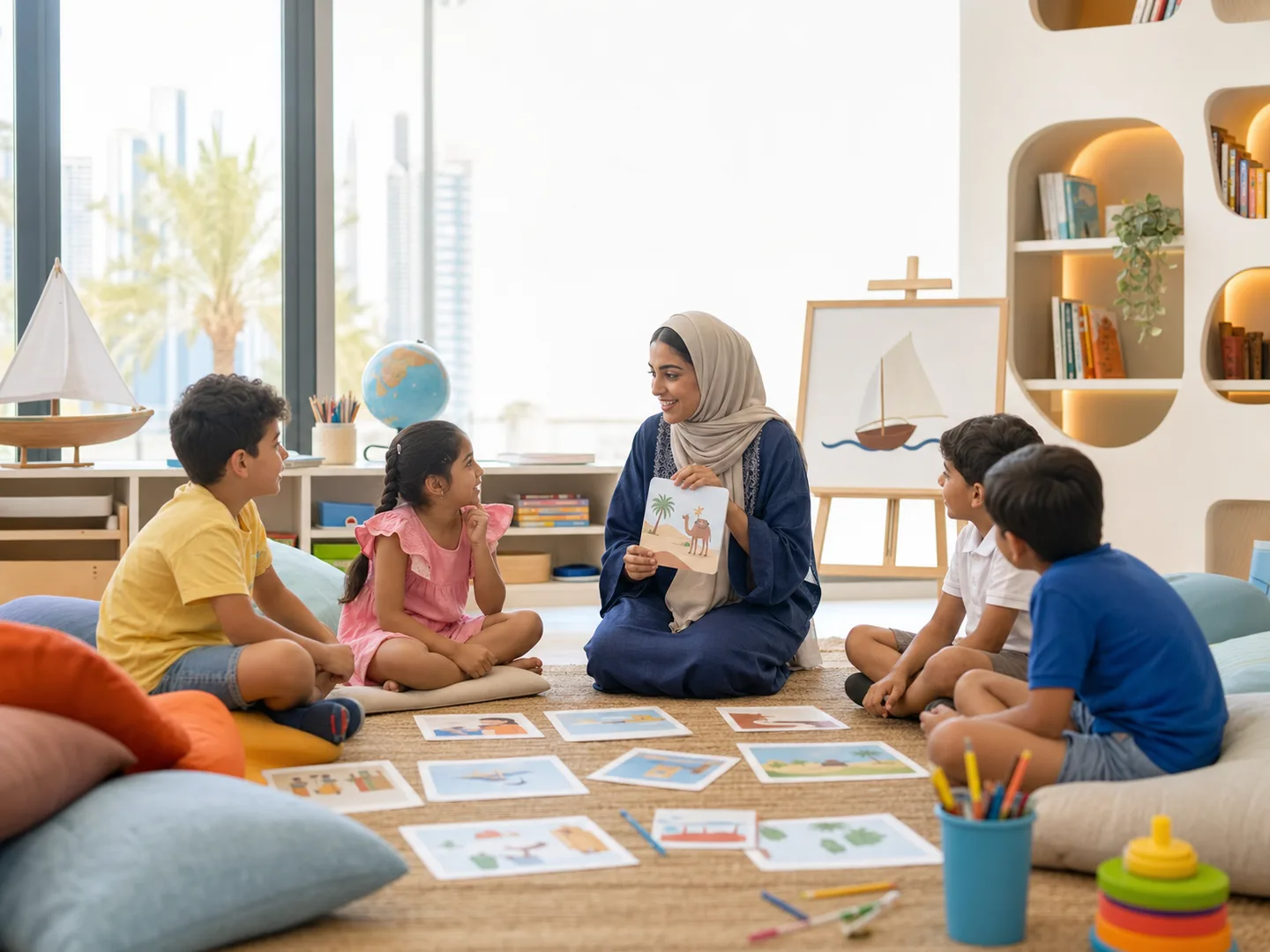 Generated ZSkills Arabic Language Foundation program image